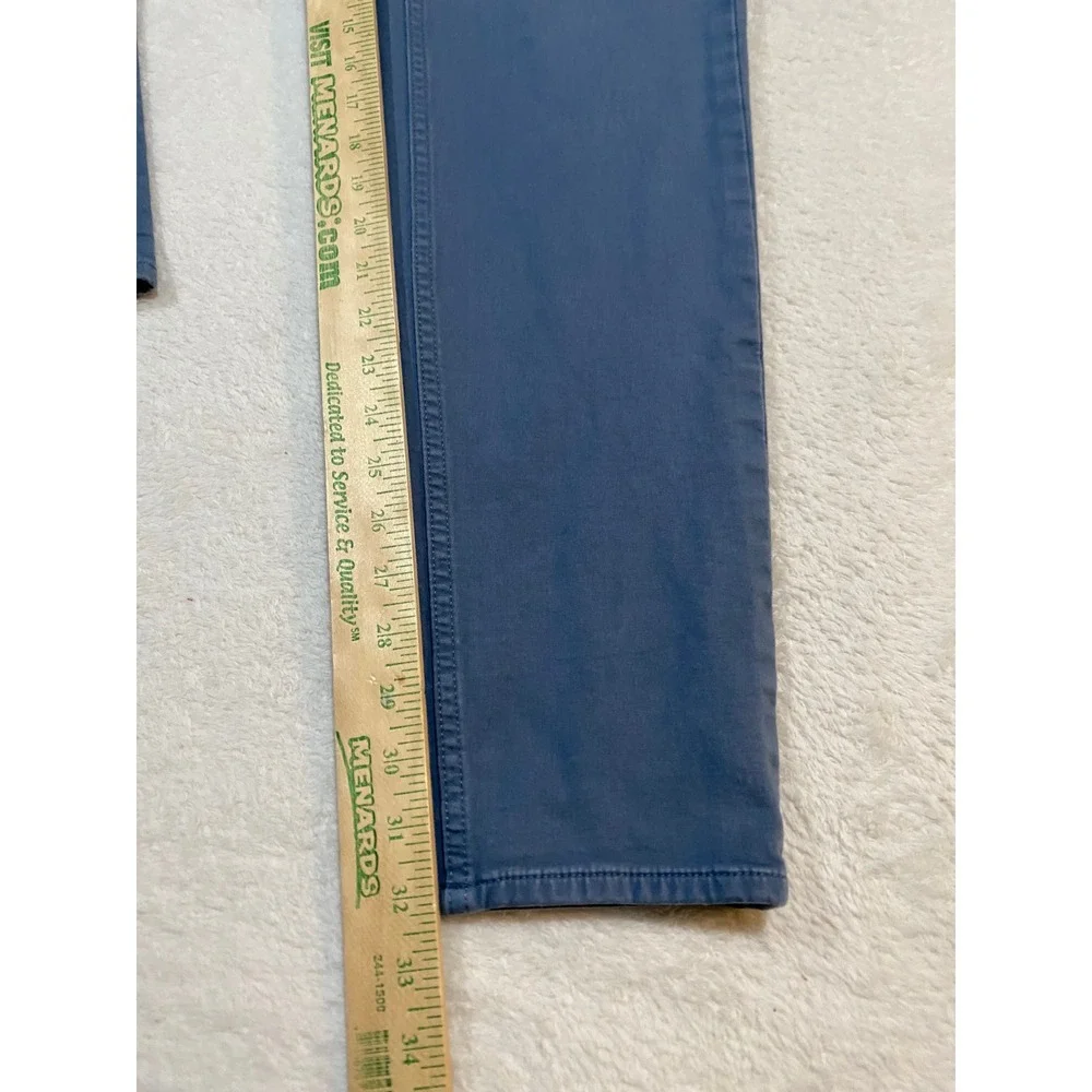 Banana Republic Traveler Pants Mens 32x34 Athletic Tapered Blue Shadow 360745-10